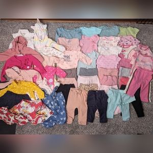 40+ Piece 3-6/6M Baby Clothing Bundle